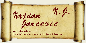 Najdan Jarčević vizit kartica